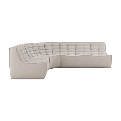 N701 4 Seater Modular Round Corner Sofa