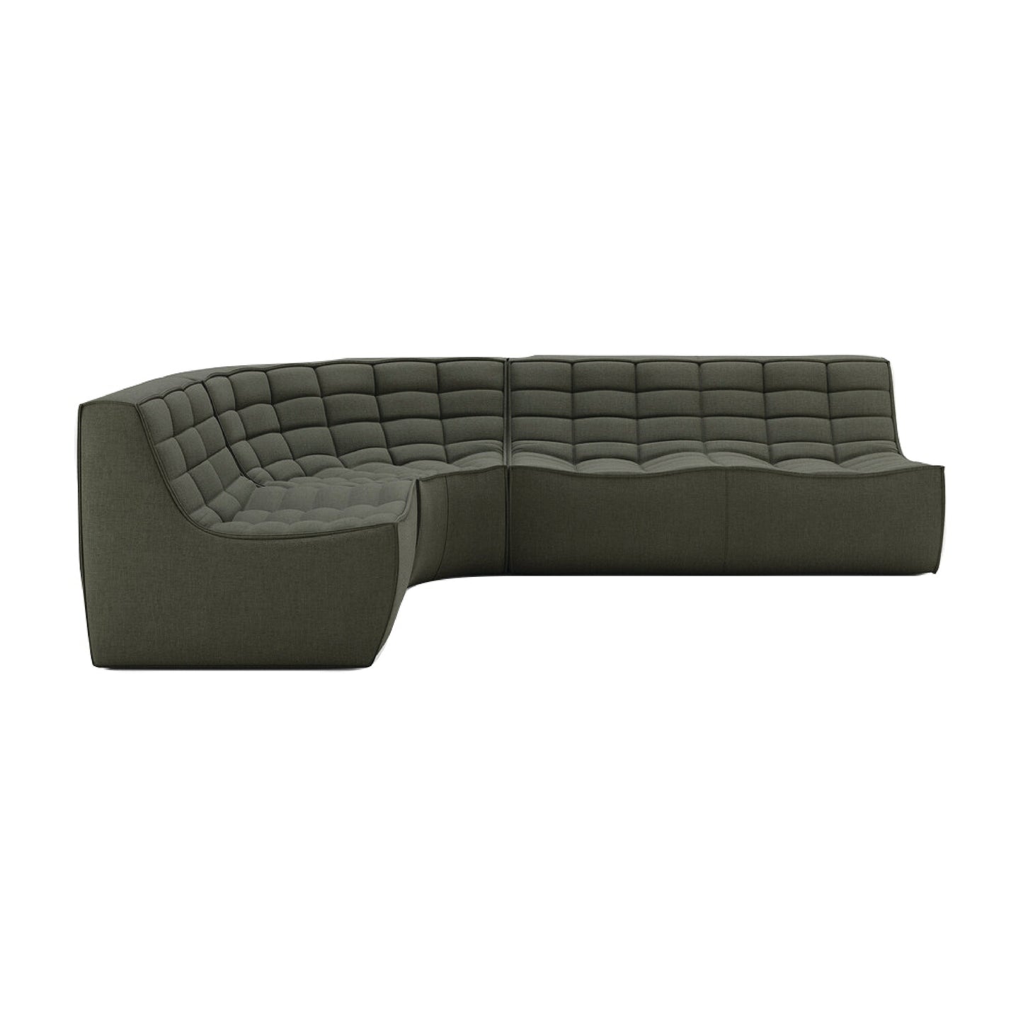 N701 4 Seater Modular Round Corner Sofa