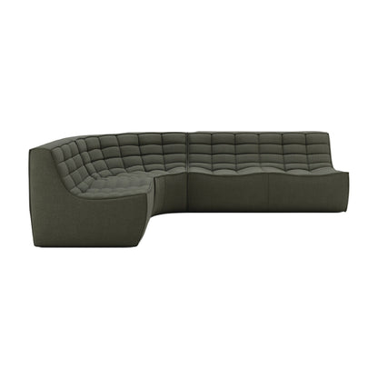 N701 4 Seater Modular Round Corner Sofa