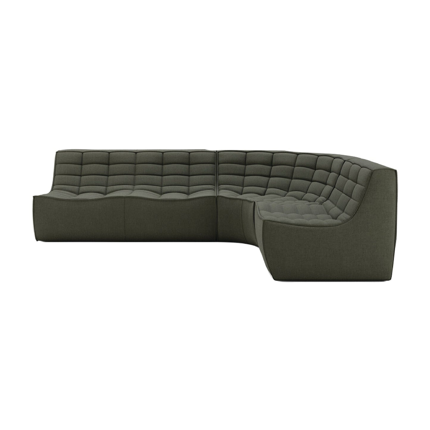 N701 4 Seater Modular Round Corner Sofa