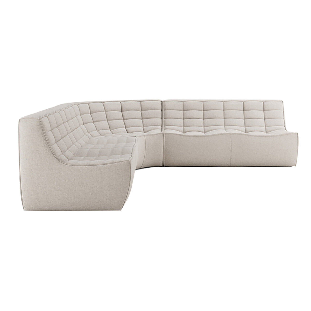 N701 5 Seater Modular Round Corner Sofa