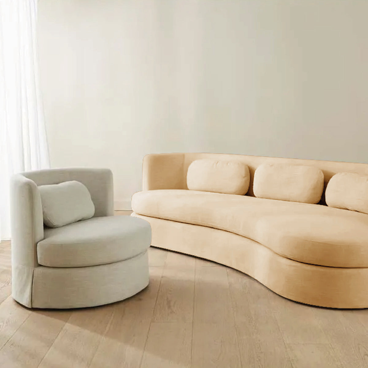 Sidney Bay 3 Seater Sofa (Copeland Honey)