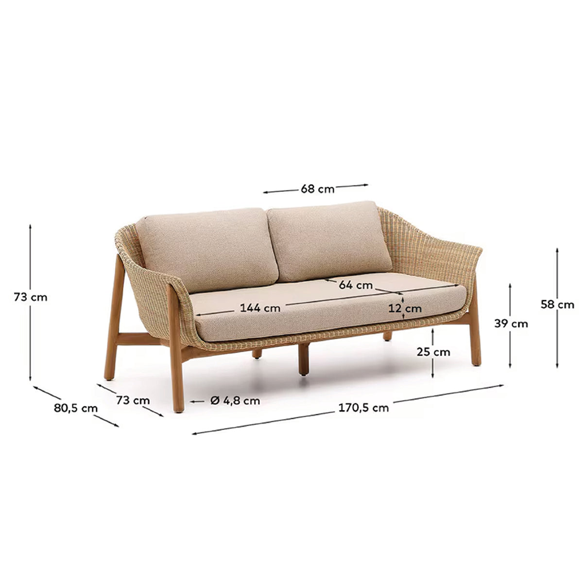 Galea 2 Seat Sofa