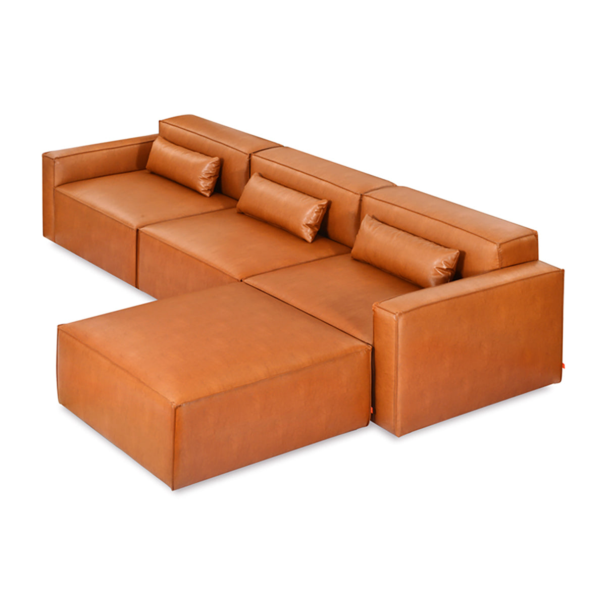 Mix Leatherette Sofa (Armless)