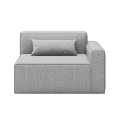 Mix Fabric Right Arm Sofa
