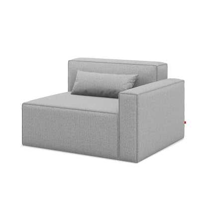 Mix Fabric Right Arm Sofa