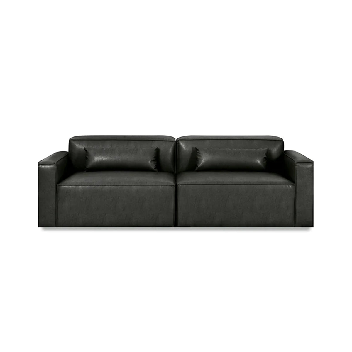 Mix Leatherette Left Arm Sofa