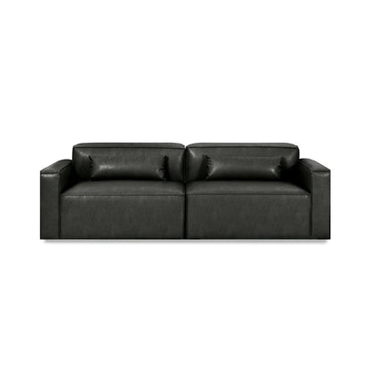 Mix Leatherette Left Arm Sofa
