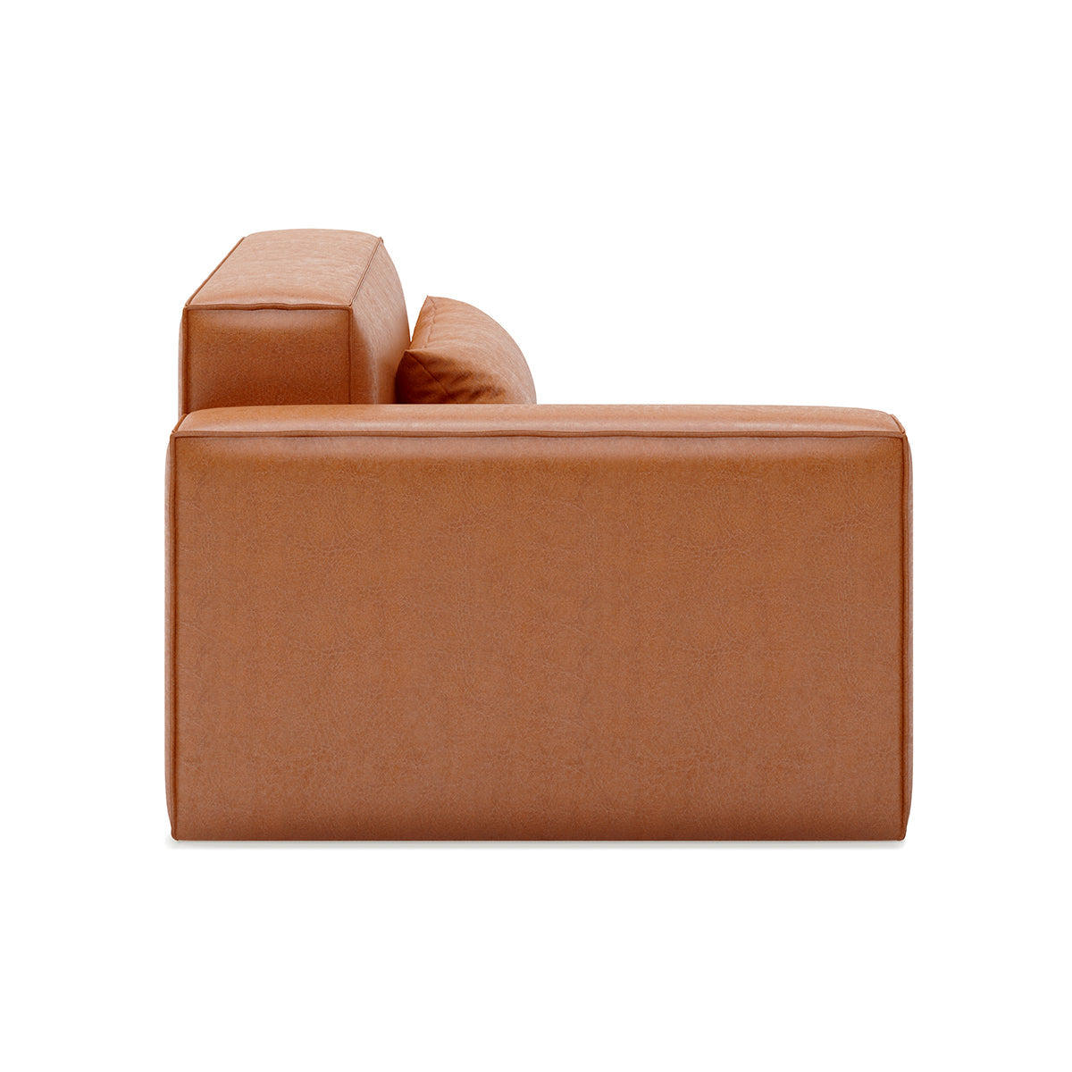 Mix Leatherette Left Arm Sofa