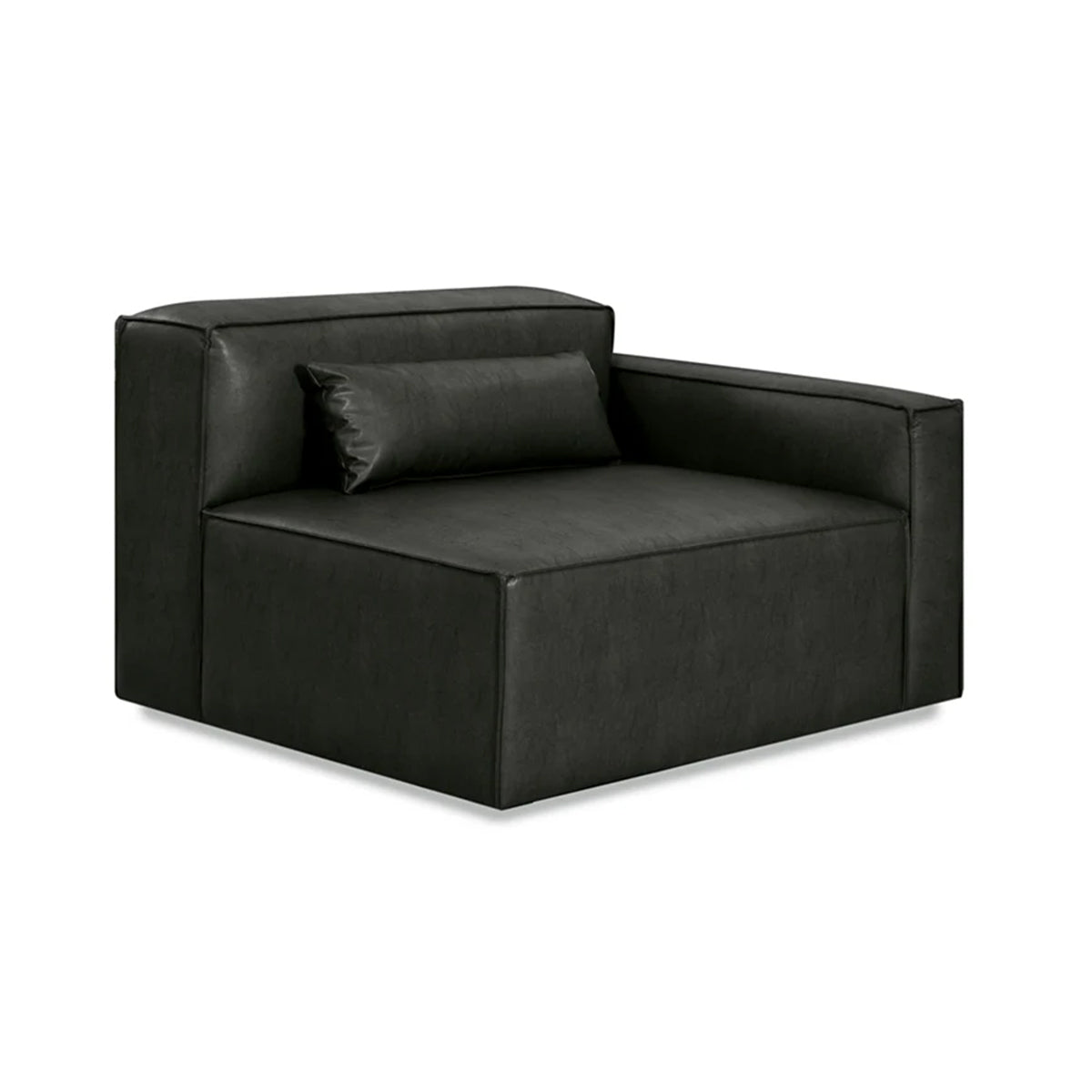 Mix Leatherette Right Arm Sofa