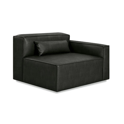 Mix Leatherette Right Arm Sofa