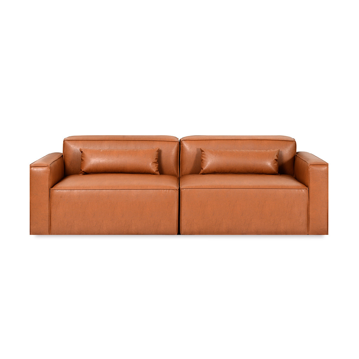 Mix Leatherette Right Arm Sofa