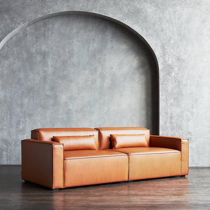 Mix Leatherette Right Arm Sofa