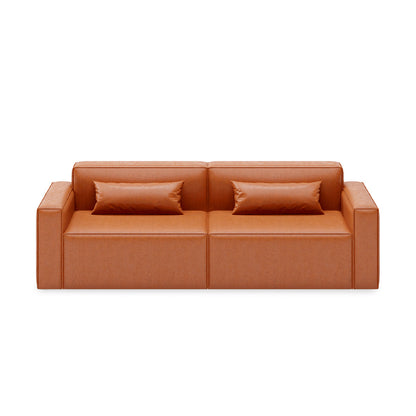 Mix Leatherette Right Arm Sofa
