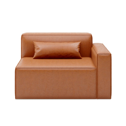 Mix Leatherette Right Arm Sofa