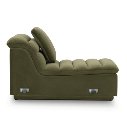 Float 1.5 Seat Armless Modular Piece