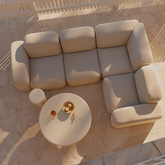 Muse Outdoor 4 Piece Modular Sofa