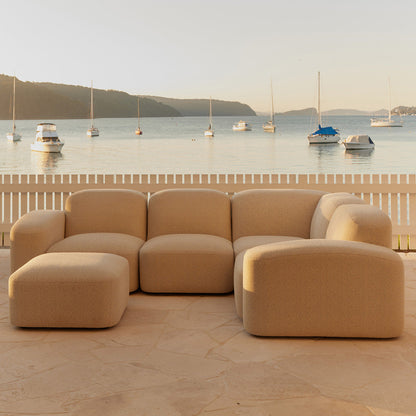 Muse Outdoor 4 Piece Modular Sofa