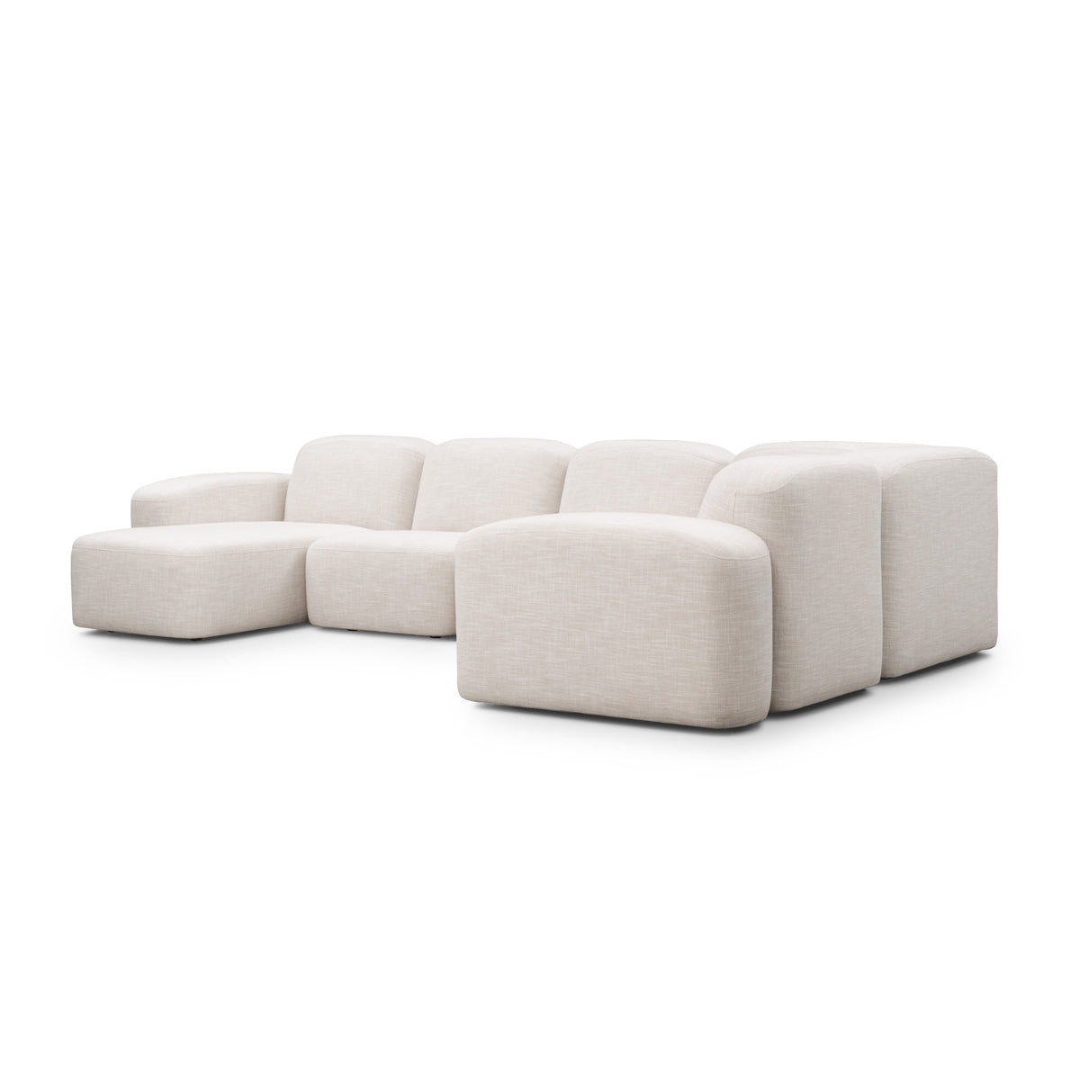 Muse 5 Piece LAF Chaise Modular Sofa