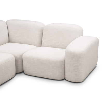 Muse 5 Piece LAF Chaise Modular Sofa