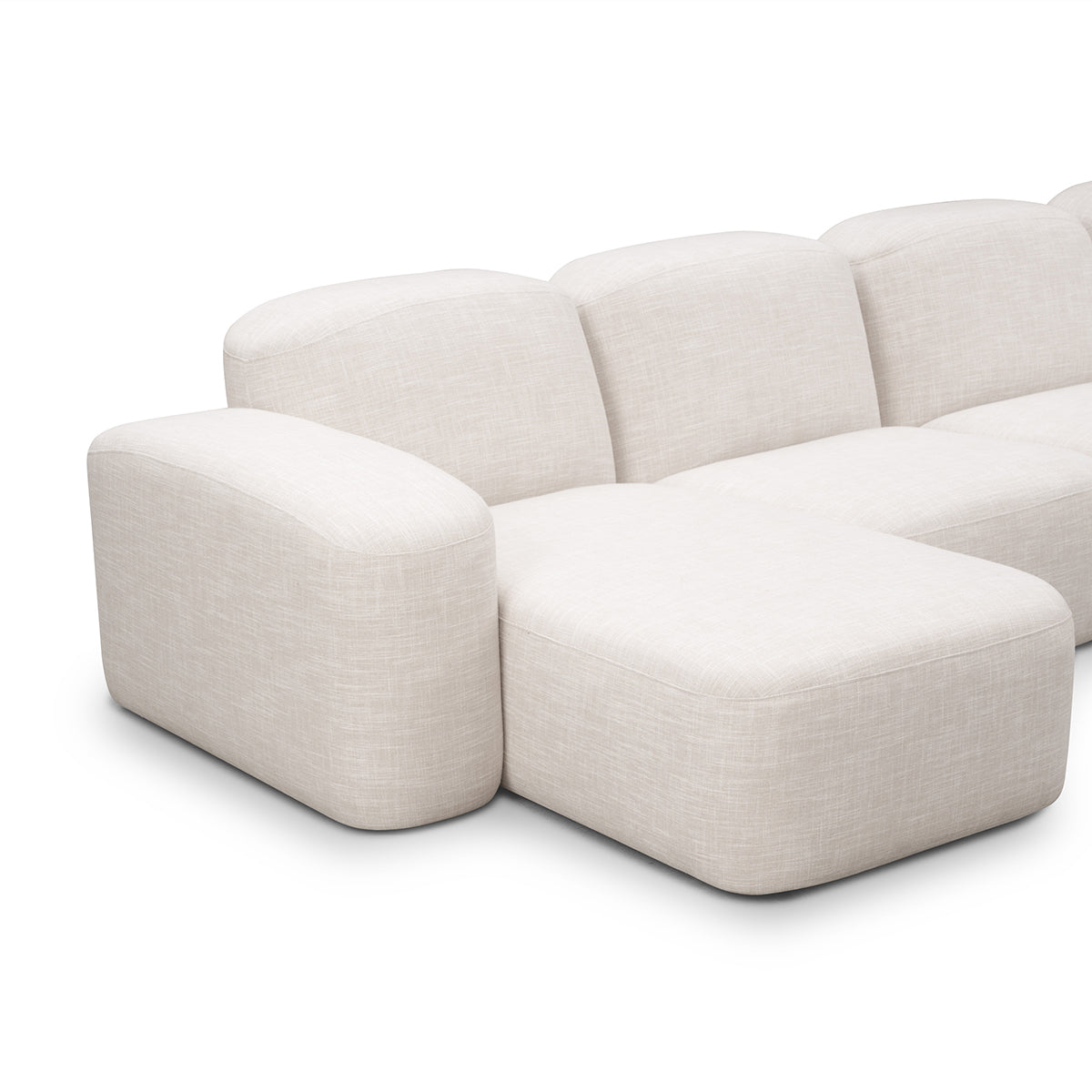 Muse 5 Piece LAF Chaise Modular Sofa