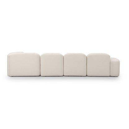Muse 5 Piece LAF Chaise Modular Sofa