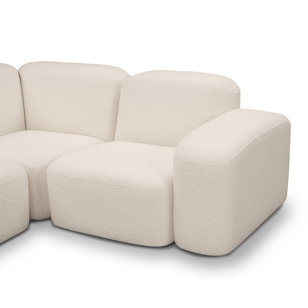Muse 5 Piece LAF Chaise Modular Sofa
