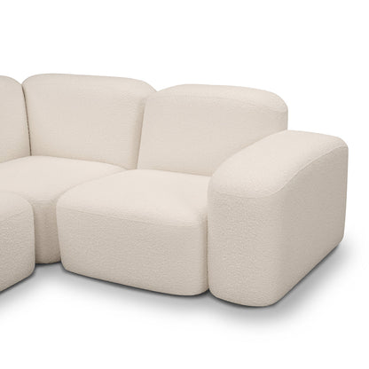 Muse 5 Piece LAF Chaise Modular Sofa