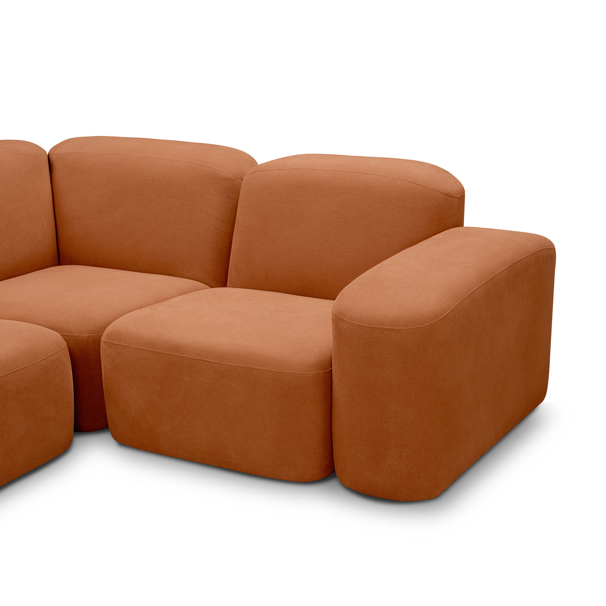 Muse 5 Piece LAF Chaise Modular Sofa