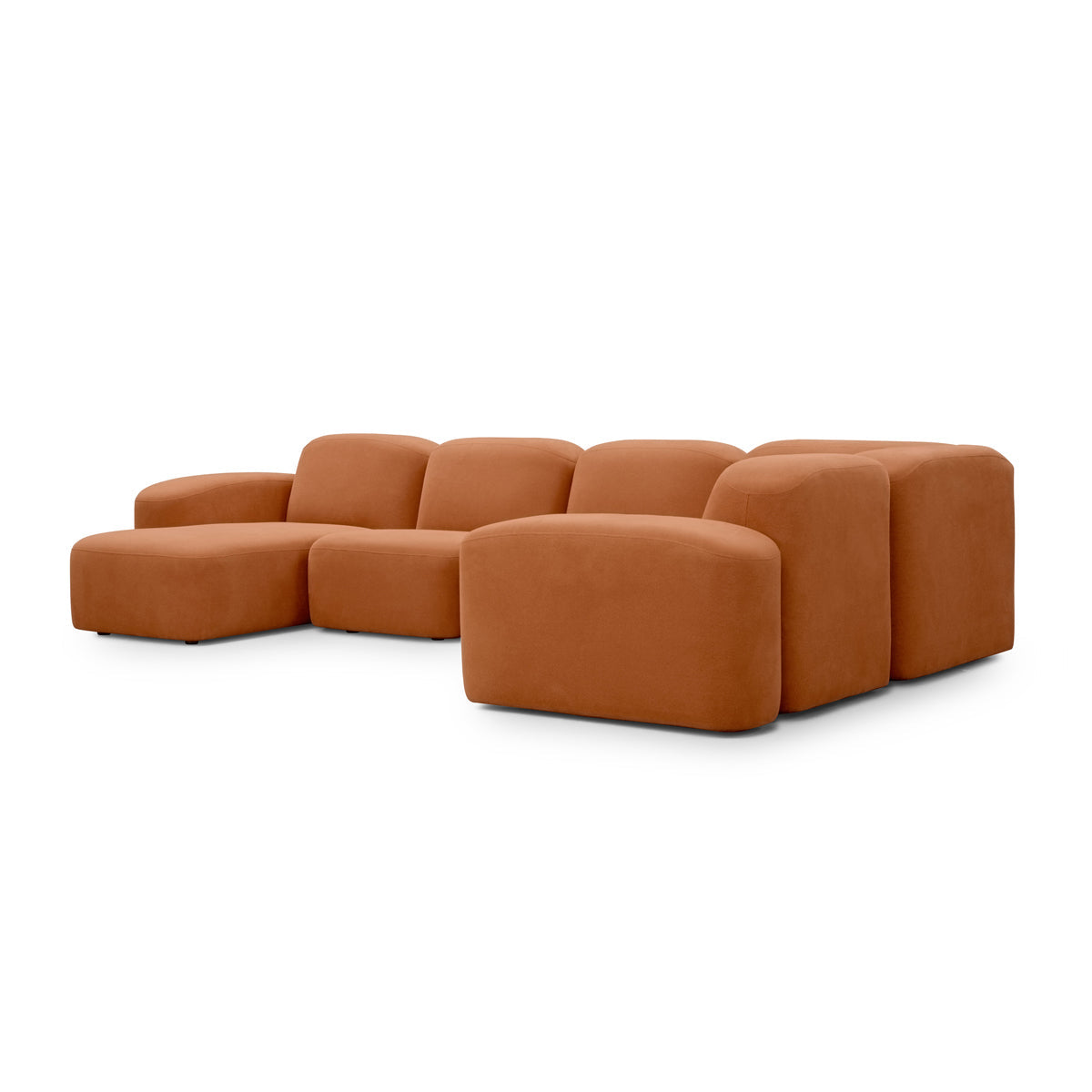 Muse 5 Piece LAF Chaise Modular Sofa