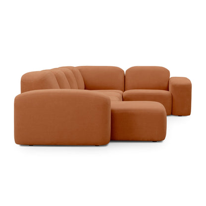 Muse 5 Piece LAF Chaise Modular Sofa