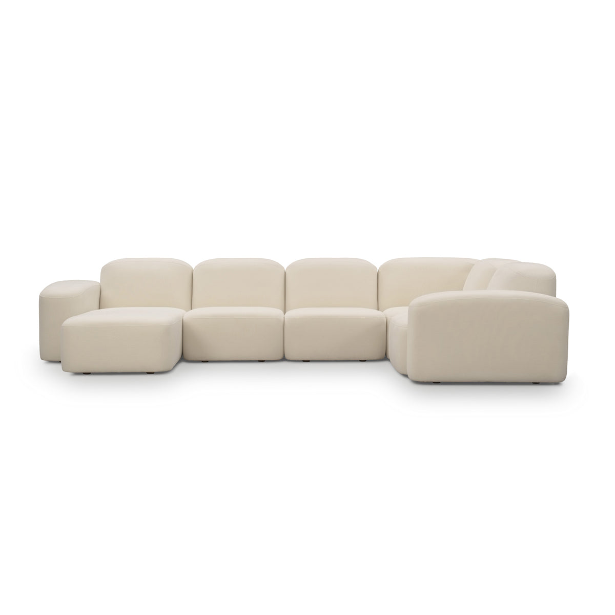 Muse 5 Piece LAF Chaise Modular Sofa