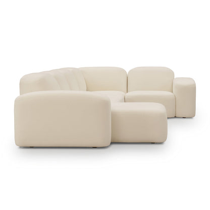 Muse 5 Piece LAF Chaise Modular Sofa
