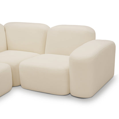 Muse 5 Piece LAF Chaise Modular Sofa