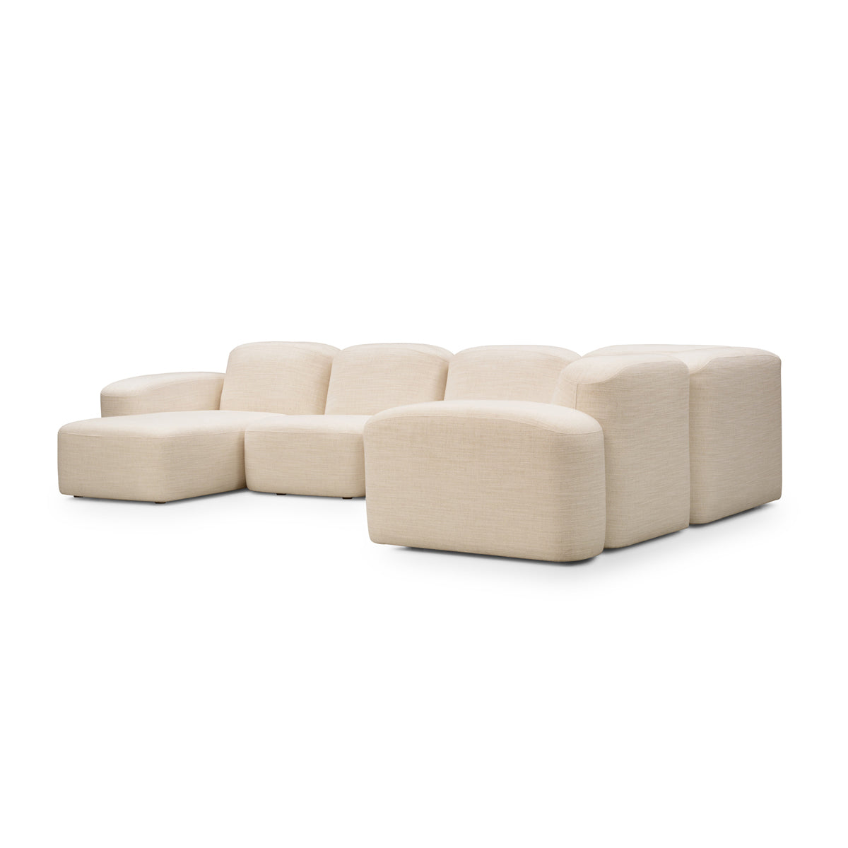 Muse 5 Piece LAF Chaise Modular Sofa