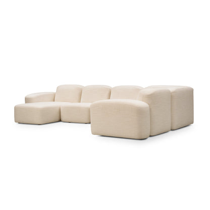 Muse 5 Piece LAF Chaise Modular Sofa