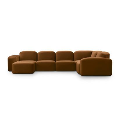 Muse 5 Piece LAF Chaise Modular Sofa