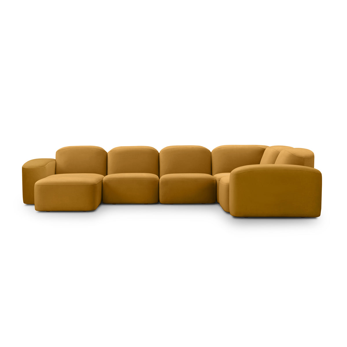 Muse 5 Piece LAF Chaise Modular Sofa