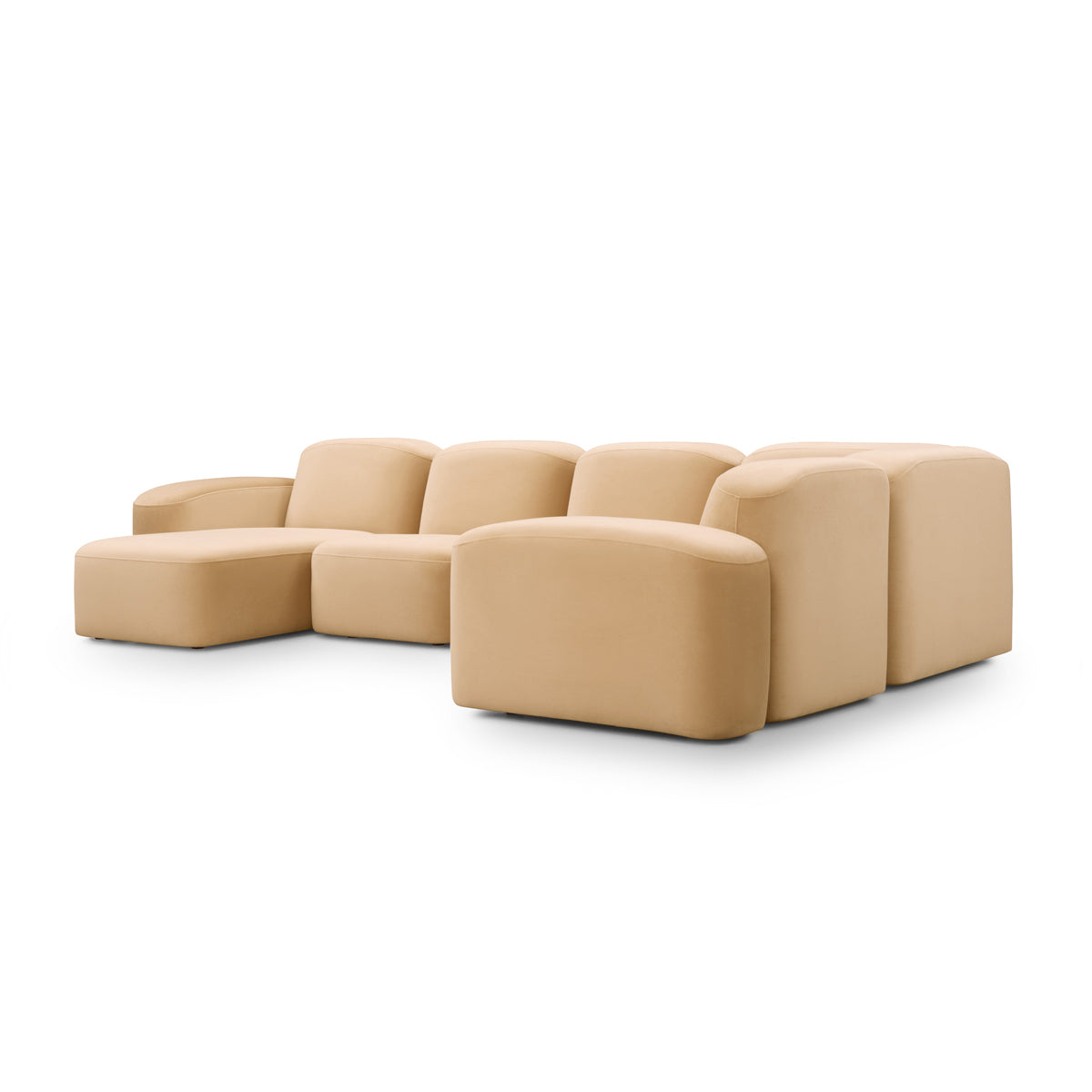 Muse 5 Piece LAF Chaise Modular Sofa