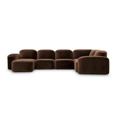 Muse 5 Piece LAF Chaise Modular Sofa