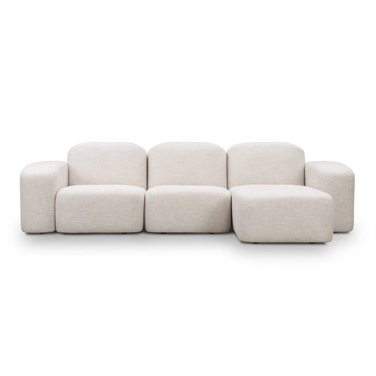 Muse 3 Seat RAF Chaise Sofa