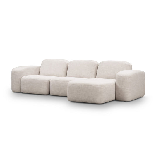 Muse 3 Seat RAF Chaise Sofa