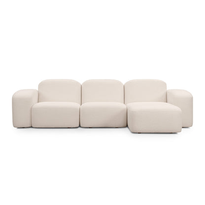 Muse 3 Seat RAF Chaise Sofa