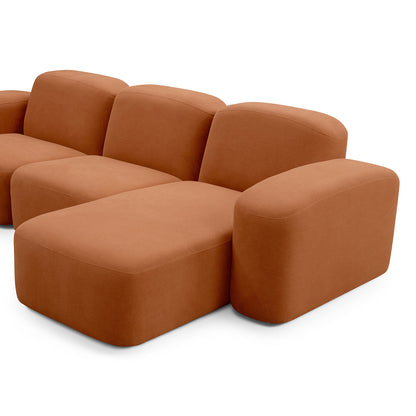 Muse 3 Seat RAF Chaise Sofa