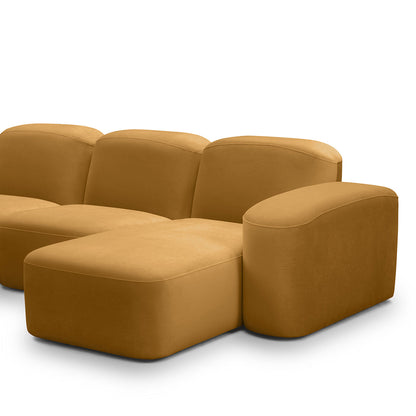 Muse 3 Seat RAF Chaise Sofa