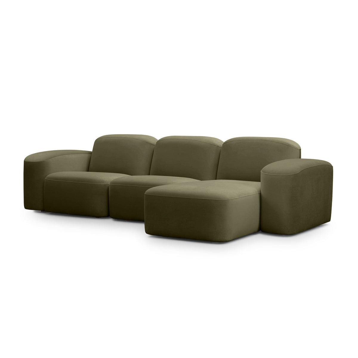 Muse 3 Seat RAF Chaise Sofa