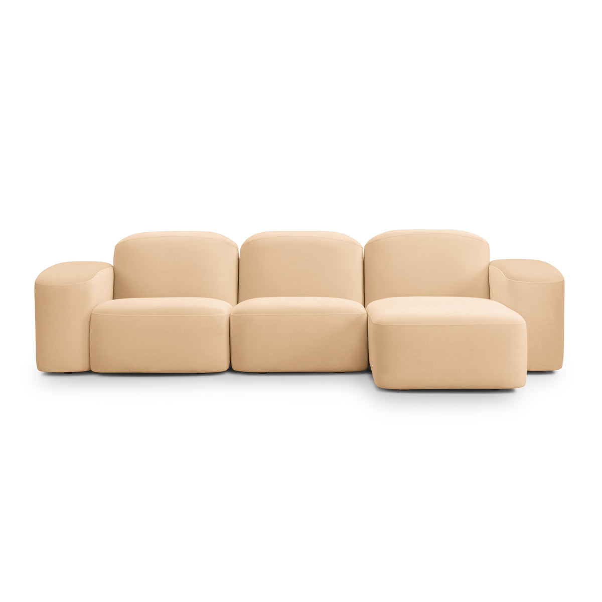 Muse 3 Seat RAF Chaise Sofa