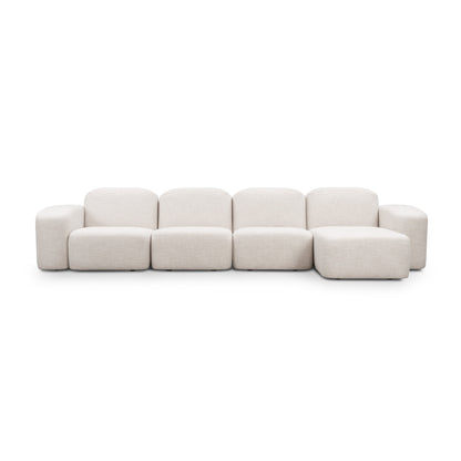Muse 4 Seat RAF Chaise Sofa