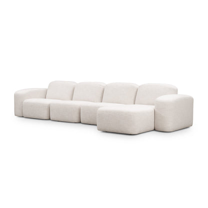 Muse 4 Seat RAF Chaise Sofa