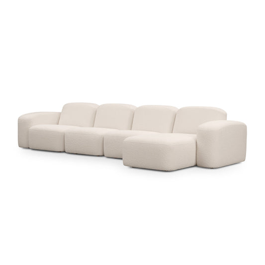 Muse 4 Seat RAF Chaise Sofa